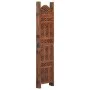 Hand-carved 4-panel room divider made of brown mango wood, measuring 160x165 cm. by , Room dividers - Ref: Foro24-285325, Pri...