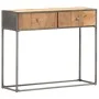 Solid recycled wood console table 90x30x75 cm by , Side tables - Ref: Foro24-286531, Price: 142,02 €, Discount: %