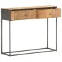 Solid recycled wood console table 90x30x75 cm by , Side tables - Ref: Foro24-286531, Price: 142,02 €, Discount: %