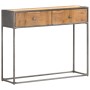 Solid recycled wood console table 90x30x75 cm by , Side tables - Ref: Foro24-286531, Price: 143,81 €, Discount: %