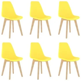 Esstischstühle, 6 Stück, gelbes Plastik von , Essstühle - Ref: Foro24-289118, Preis: 194,88 €, Rabatt: %