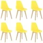 Esstischstühle, 6 Stück, gelbes Plastik von , Essstühle - Ref: Foro24-289118, Preis: 194,86 €, Rabatt: %