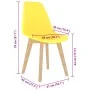 Esstischstühle, 6 Stück, gelbes Plastik von , Essstühle - Ref: Foro24-289118, Preis: 194,86 €, Rabatt: %