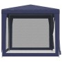 Partyzelt mit 4 blauen HDPE-Netzwänden 2,5x2,5 m von , Zelte und Pavillons - Ref: Foro24-319222, Preis: 78,69 €, Rabatt: %