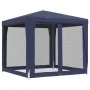 Carpa para fiestas con 4 paredes de malla HDPE azul 2,5x2,5 m de , Carpas y cenadores - Ref: Foro24-319222, Precio: 77,17 €, ...