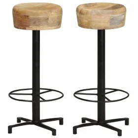 Küchenhocker 2 Stück Massivholz aus Mangoholz 76 cm von , Küchenhocker - Ref: Foro24-321961, Preis: 155,85 €, Rabatt: %