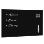 Pizarra magnética de pared negra vidrio 100x60 cm de , Pizarras blancas - Ref: Foro24-30109, Precio: 63,13 €, Descuento: %