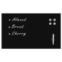 Black glass magnetic wall board 100x60 cm by , White boards - Ref: Foro24-30109, Price: 65,72 €, Discount: %