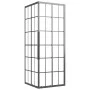 Frosted black tempered glass shower cabin 80x80x180 cm by , shower doors - Ref: Foro24-151861, Price: 295,30 €, Discount: %