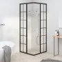 Frosted black tempered glass shower cabin 80x80x180 cm by , shower doors - Ref: Foro24-151861, Price: 295,30 €, Discount: %