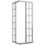 Frosted black tempered glass shower cabin 80x80x180 cm by , shower doors - Ref: Foro24-151861, Price: 295,30 €, Discount: %