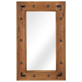 Massiver Akazienholzspiegel 50x80 cm von , Spiegel - Ref: Foro24-246308, Preis: 90,97 €, Rabatt: %