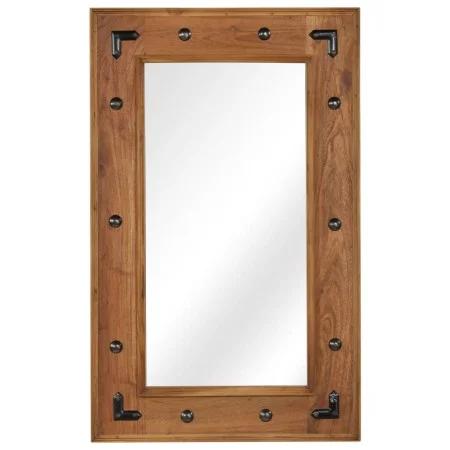 Solid acacia wood mirror 50x80 cm by , Mirrors - Ref: Foro24-246308, Price: 89,20 €, Discount: %