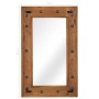 Solid acacia wood mirror 50x80 cm by , Mirrors - Ref: Foro24-246308, Price: 90,97 €, Discount: %