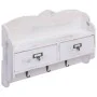 Wandgarderobe aus weißem Holz 50x10x34 cm von , Hut- und Garderobenständer - Ref: Foro24-284239, Preis: 58,35 €, Rabatt: %