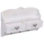 White wooden wall coat rack 50x10x34 cm by , Hat and coat racks - Ref: Foro24-284239, Price: 58,35 €, Discount: %