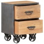 Solid recycled wood bedside table 40x30x51 cm by , Nightstands - Ref: Foro24-323513, Price: 124,18 €, Discount: %