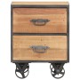 Solid recycled wood bedside table 40x30x51 cm by , Nightstands - Ref: Foro24-323513, Price: 124,18 €, Discount: %