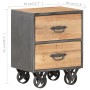 Solid recycled wood bedside table 40x30x51 cm by , Nightstands - Ref: Foro24-323513, Price: 124,18 €, Discount: %