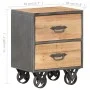 Solid recycled wood bedside table 40x30x51 cm by , Nightstands - Ref: Foro24-323513, Price: 104,68 €, Discount: %