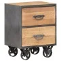 Solid recycled wood bedside table 40x30x51 cm by , Nightstands - Ref: Foro24-323513, Price: 104,68 €, Discount: %