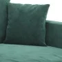 3-piece dark green velvet sofa set with cushions by , Sofas - Ref: Foro24-3201712, Price: 475,09 €, Discount: %