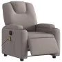 Elektrischer Massage-Fernsehsessel in Grau-Taupe-Stoff. von , Sessel - Ref: Foro24-3204364, Preis: 306,98 €, Rabatt: %