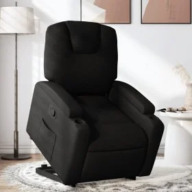 Verstellbarer Aufstehsessel aus schwarzem Stoff von , Sessel - Ref: Foro24-3204370, Preis: 288,26 €, Rabatt: %