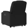 Reclining and elevating armchair in black fabric by , Armchairs - Ref: Foro24-3204370, Price: 288,16 €, Discount: %