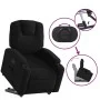 Reclining and elevating armchair in black fabric by , Armchairs - Ref: Foro24-3204370, Price: 288,16 €, Discount: %
