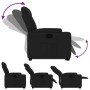 Reclining and elevating armchair in black fabric by , Armchairs - Ref: Foro24-3204370, Price: 257,61 €, Discount: %