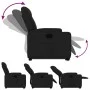 Reclining and elevating armchair in black fabric by , Armchairs - Ref: Foro24-3204370, Price: 288,16 €, Discount: %