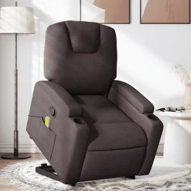 Verstellbarer Stoff-Fußmassagestuhl in dunkelbrauner Farbe. von , Sessel - Ref: Foro24-3204385, Preis: 302,97 €, Rabatt: %