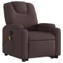 Silla de masaje reclinable de pie de tela marrón oscuro de , Sillones - Ref: Foro24-3204385, Precio: 302,97 €, Descuento: %