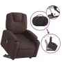 Silla de masaje reclinable de pie de tela marrón oscuro de , Sillones - Ref: Foro24-3204385, Precio: 302,97 €, Descuento: %