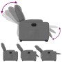 Elektrischer verstellbarer Aufstehsessel aus dunkelgrauem Stoff. von , Sessel - Ref: Foro24-3204393, Preis: 303,64 €, Rabatt: %
