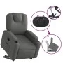 Sillón eléctrico reclinable elevable de tela gris oscuro de , Sillones - Ref: Foro24-3204393, Precio: 343,59 €, Descuento: %