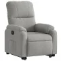 Light gray microfiber fabric electric reclining lift chair by , Armchairs - Ref: Foro24-3204944, Price: 348,92 €, Discount: %