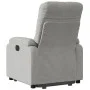 Light gray microfiber fabric electric reclining lift chair by , Armchairs - Ref: Foro24-3204944, Price: 348,92 €, Discount: %