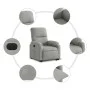 Light gray microfiber fabric electric reclining lift chair by , Armchairs - Ref: Foro24-3204944, Price: 348,92 €, Discount: %