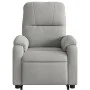 Light gray microfiber fabric electric reclining lift chair by , Armchairs - Ref: Foro24-3204944, Price: 348,92 €, Discount: %