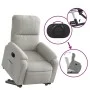 Light gray microfiber fabric electric reclining lift chair by , Armchairs - Ref: Foro24-3204944, Price: 348,92 €, Discount: %