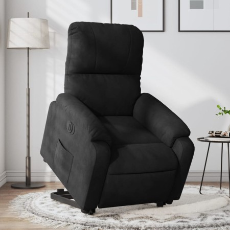 Electric reclining lift chair in black microfiber fabric by , Armchairs - Ref: Foro24-3204946, Price: 313,63 €, Discount: %