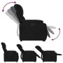 Sillón eléctrico reclinable elevable tela microfibra negro de , Sillones - Ref: Foro24-3204946, Precio: 334,23 €, Descuento: %