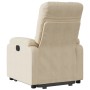 Reclining and lift chair in cream microfiber fabric. by , Armchairs - Ref: Foro24-3204933, Price: 286,18 €, Discount: %