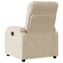 Sillón reclinable eléctrico tela de microfibra color crema de , Sillones - Ref: Foro24-3204919, Precio: 267,25 €, Descuento: %