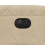 Electric reclining armchair in cream microfiber fabric by , Armchairs - Ref: Foro24-3204919, Price: 261,98 €, Discount: %