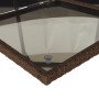 Set comedor de jardín 5 piezas y cojines ratán sintético marrón de , Conjuntos de jardín - Ref: Foro24-3211077, Precio: 263,9...