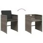Garden dining set 7 pieces and gray synthetic rattan cushions by , Garden sets - Ref: Foro24-3211094, Price: 514,60 €, Discou...
