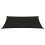 Toldo de vela HDPE negro 160 g/m² 2x4 m